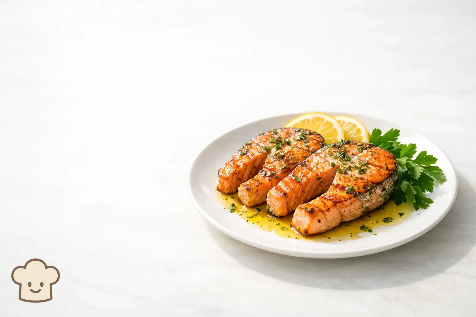 Grilled Lemon Butter Salmon