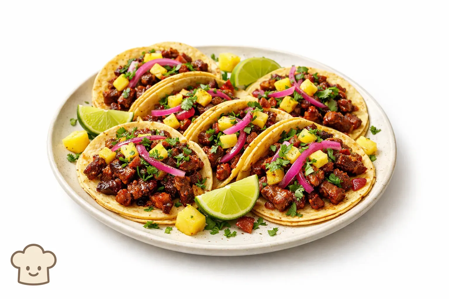 Beef Tacos al Pastor inspired