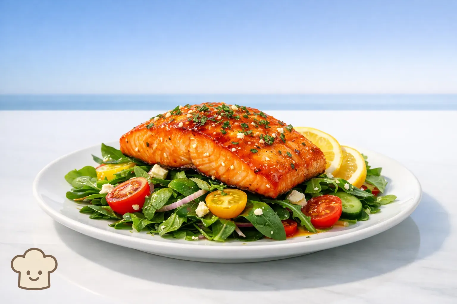 Grilled Lemon Garlic Salmon