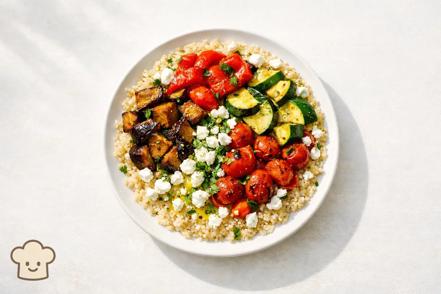 Mediterranean-Style Veggie Medley with Quinoa